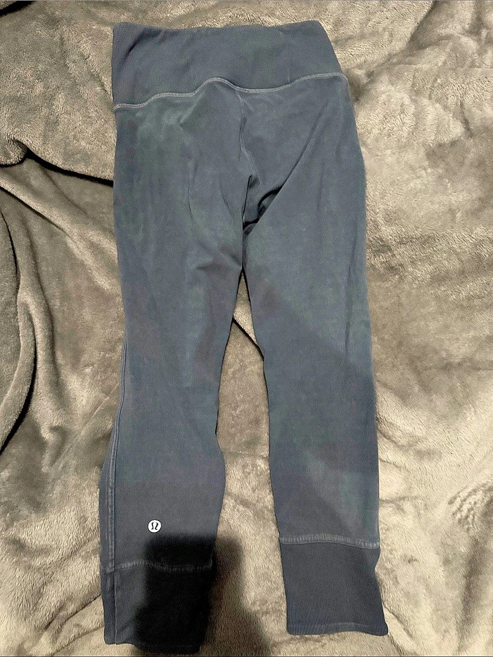 lululemon Align Ribbed High-Rise Crop 23" skyblue color Leggings